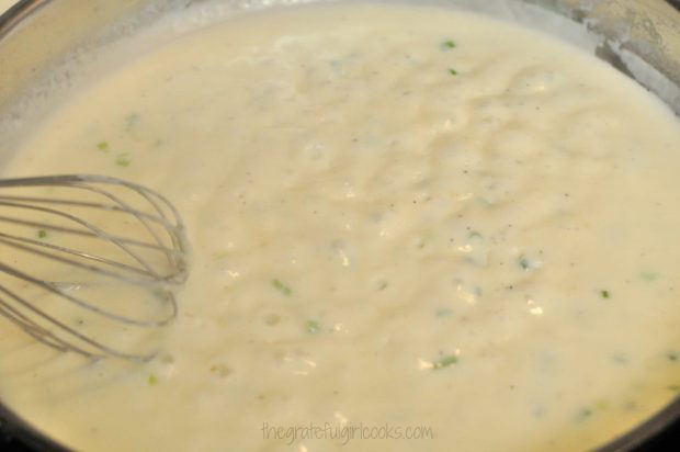 Macaroni and Cheese with Smoked Gouda and Spinach / The Grateful Girl Cooks!