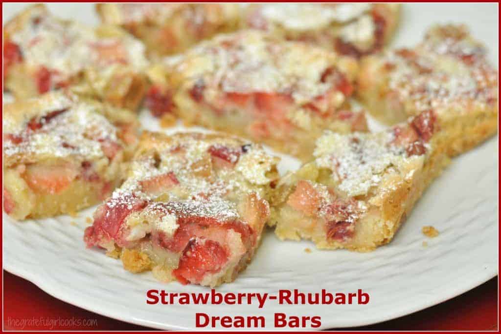 genius kitchen strawberry rhubarb bar