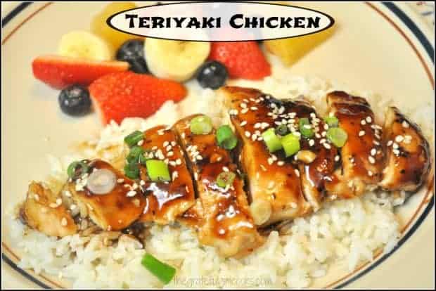 Who needs takeout, when you can easily make this delicious Teriyaki Chicken, with chicken breasts baked in an Asian inspired sauce, served on rice? 