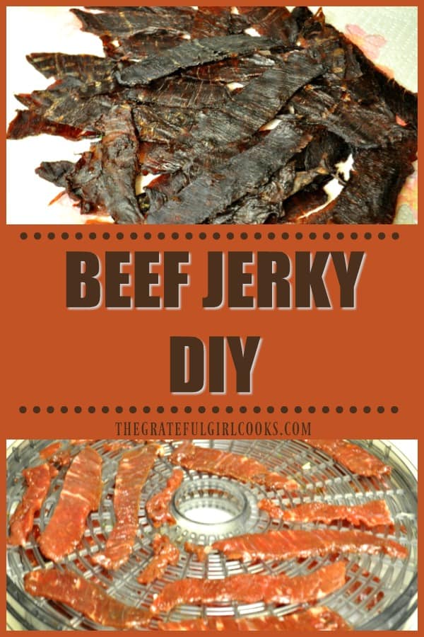 Make your own delicious beef jerky in a food dehydrator or oven at home, for a fraction of the cost of purchasing it!