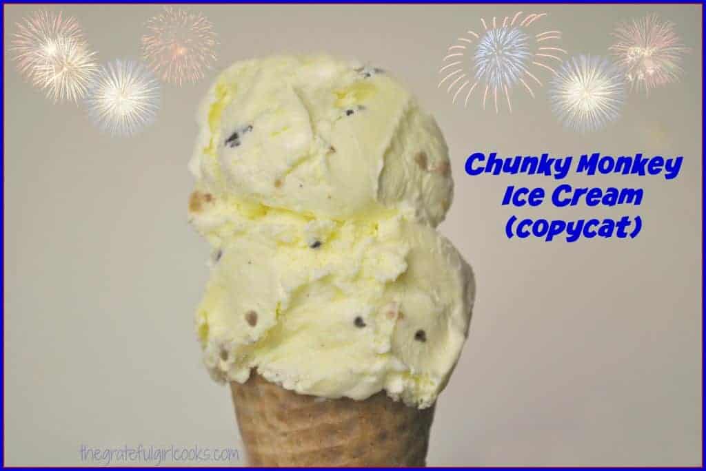 Chunky Monkey Ice Cream (copycat) The Grateful Girl Cooks!