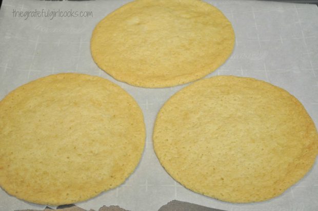 Sugar cookies are baked into giant sized treats.