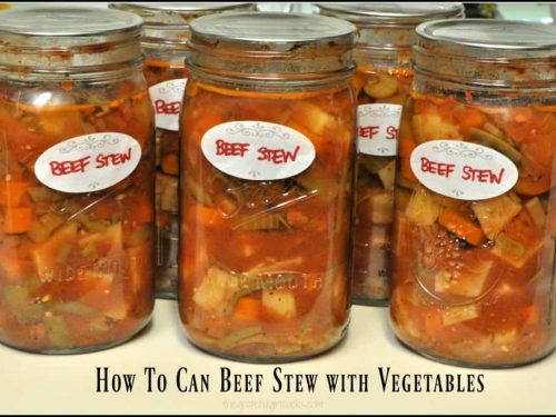 Canning soups and stews