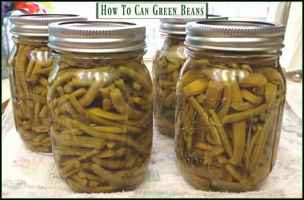 Overrun with fresh garden green beans this summer? Learn how to can green beans for long term storage, to enjoy all year long!