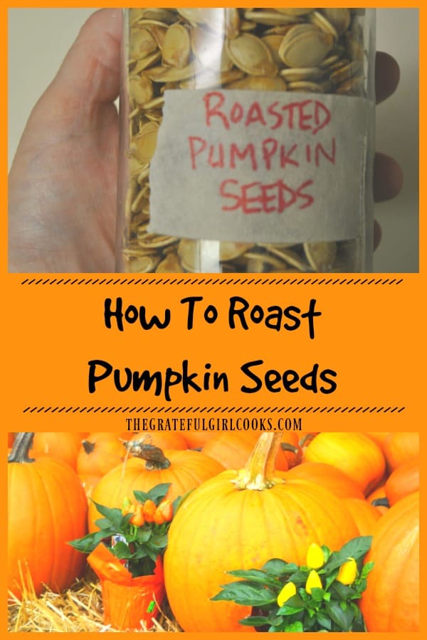 It's easy to roast pumpkin seeds, once you're done carving your Halloween pumpkins! With a few common ingredients, you can enjoy this simple crunchy snack!