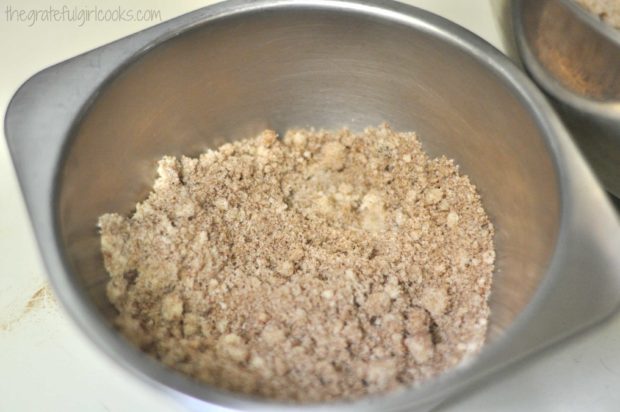 Cinnamon crumb mixture to add to coffeecake.