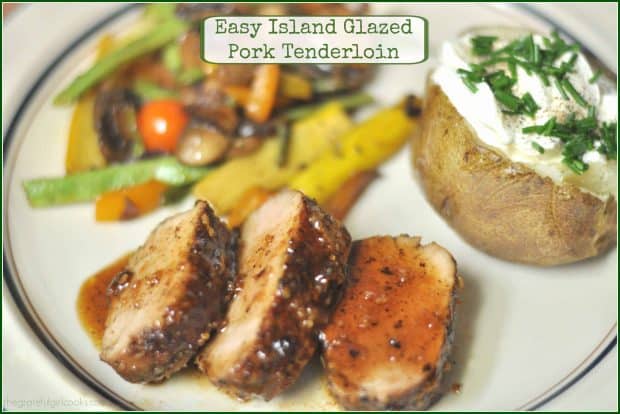 Easy to prepare in about 30 minutes, this scrumptious glazed pork tenderloin is coated with Island-inspired spices and a sweet/spicy glaze.