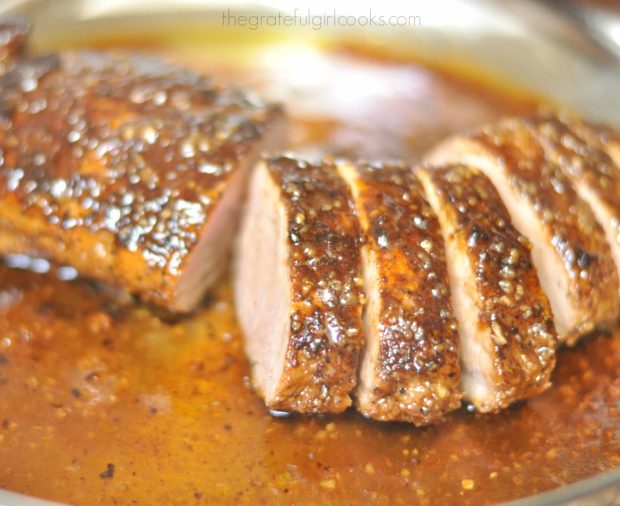 Easy Island Glazed Pork Tenderloin / The Grateful Girl Cooks!