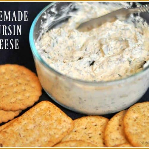 Homemade Boursin Cheese / The Grateful Girl Cooks!
