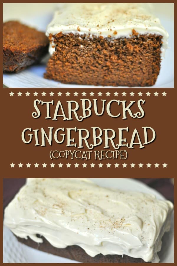 Starbucks Gingerbread (copycat recipe) is a yummy version of "a famous coffee place's" beloved gingerbread loaf. Make it at home for a fraction of the price!