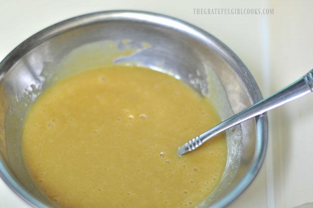 Dijon mustard sauce in bowl