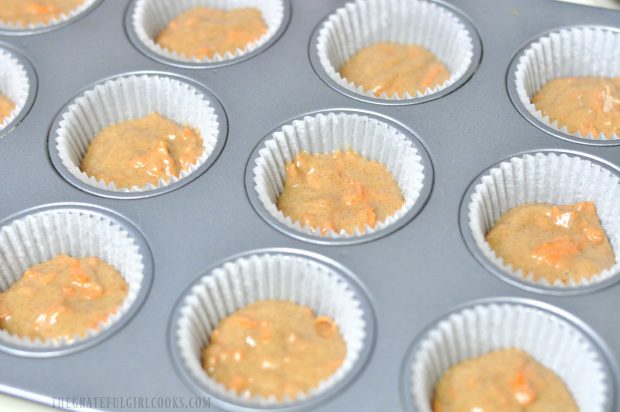 Carrot Cake Muffins (with cream cheese filling) - The Grateful Girl Cooks!