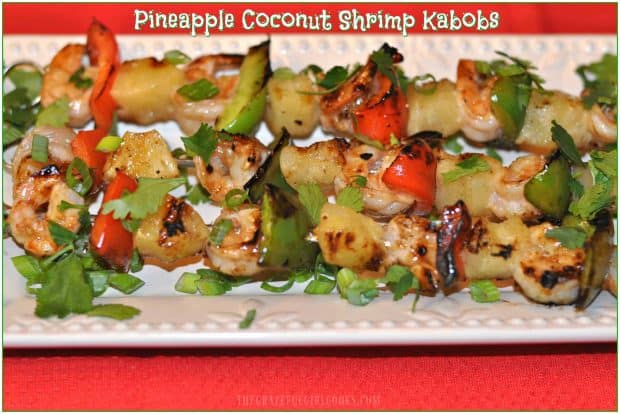 Pineapple Coconut Shrimp Kabobs / The Grateful Girl Cooks!