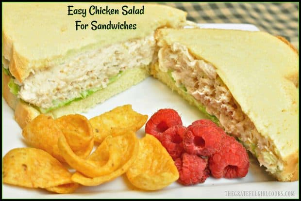 This easy and delicious copycat version of a famous East Coast chicken salad is convenient to have in the refrigerator for a quick sandwich for lunch or dinner!