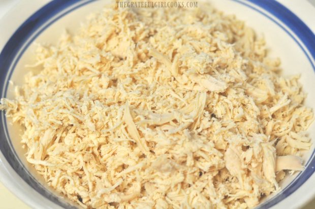 Shredded chicken for sandwiches