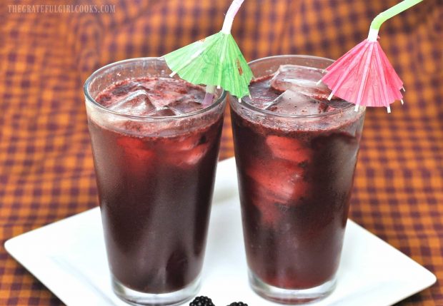 Blackberry Soda / The Grateful Girl Cooks!