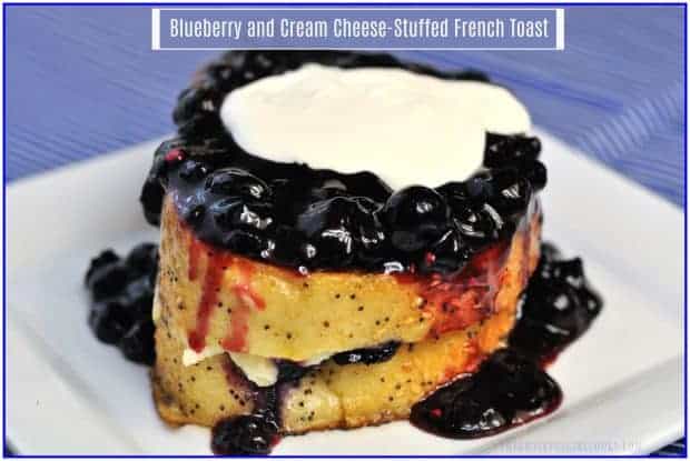 Blueberry Cream Cheese Stuffed French Toast is a delicious, flavor-filled, decadent breakfast treat you will really enjoy!