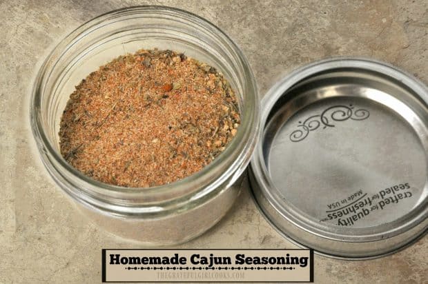 Make your own homemade Cajun seasoning mix in the comfort of your own kitchen and save some money, PLUS it's ready in under 5 minutes!