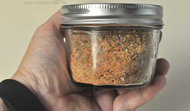 The Cajun spice mix can be stored in an airtight container.