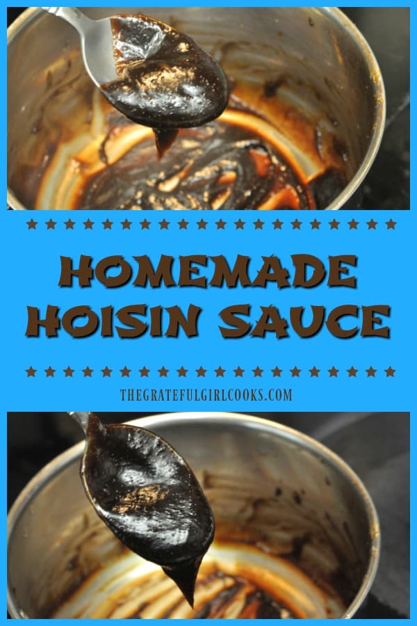 It's easy to make homemade Hoisin sauce, a key ingredient in many Asian dishes. Why buy it? Make it in your own kitchen, with only a few ingredients!