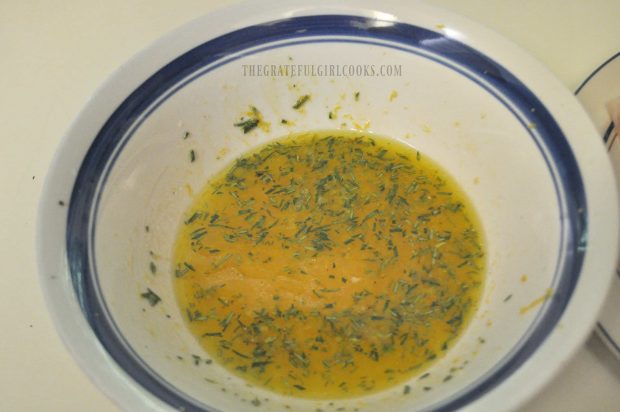 Lemon marinade for lemon rosemary chicken breasts.