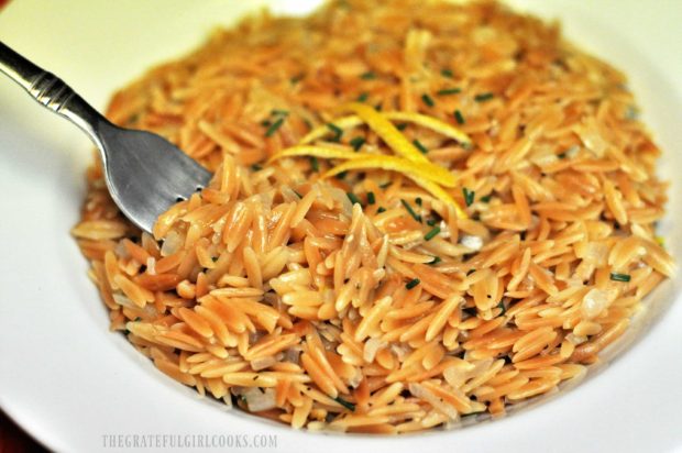 Toasted Orzo is ready to EAT!