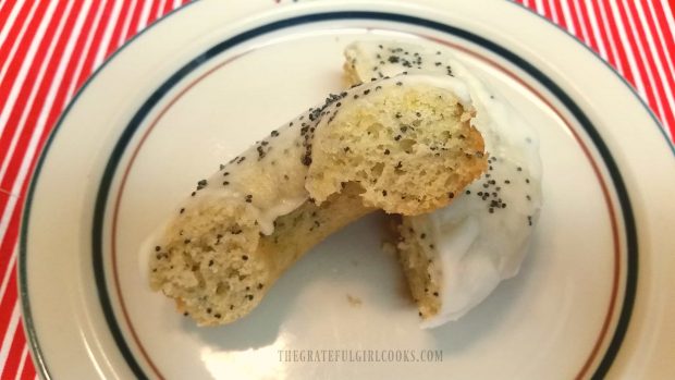 Glazed Lemon Poppy Seed Doughnuts / The Grateful Girl Cooks!