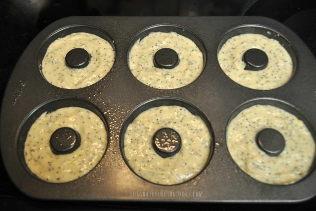 Glazed Lemon Poppy Seed Doughnuts / The Grateful Girl Cooks!
