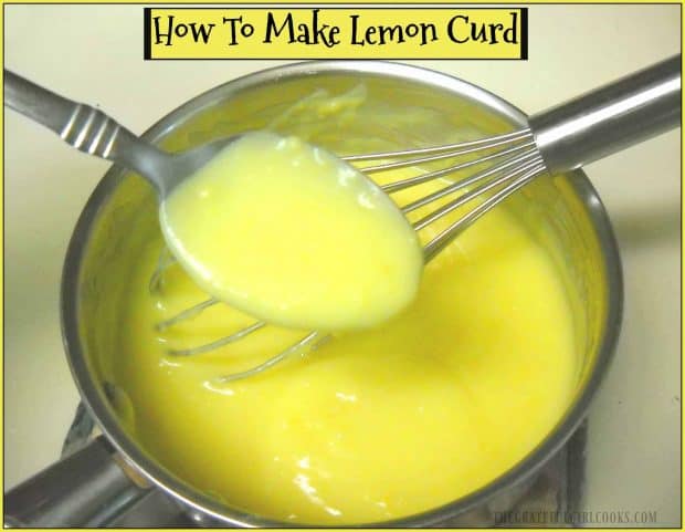 Check out this easy tutorial on how to make your own lemon curd from scratch! It's a perfect topping or filling for desserts, pancakes, waffles, etc.!