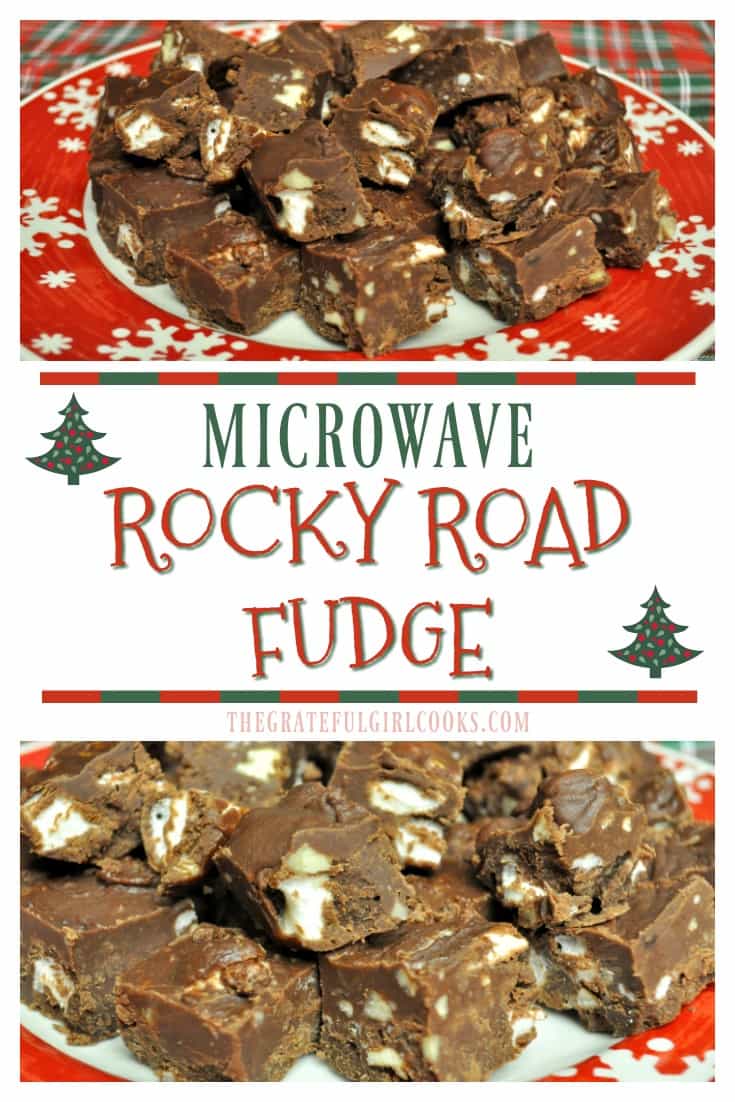 Microwave Rocky Road Fudge