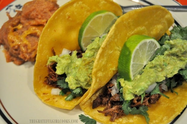 Shredded carne asada meat used to make tacos