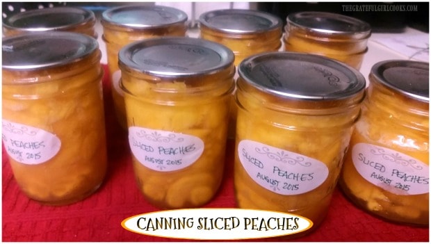 It's easy to save summer's bounty by canning sliced peaches for long term storage! Simple and economical way to preserve fresh peaches to enjoy year round!