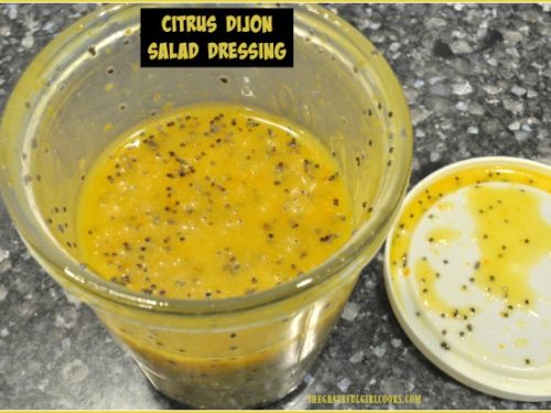 orange dijon dressing Citrus Dijon Salad Dressing