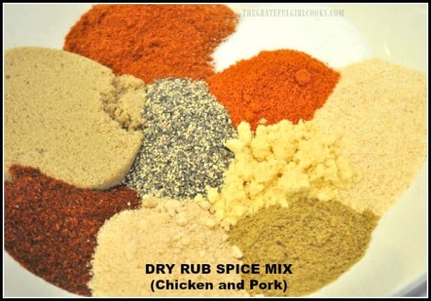 It's easy to enhance the flavor of grilled chicken or pork with this Dry Rub Spice Mix! Make enough mix to season meat for several BBQ's, in under 5 minutes!