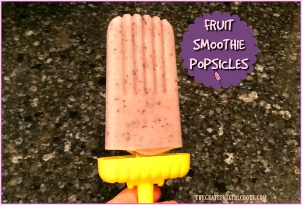 It's EASY and ECONOMICAL to make yummy homemade fruit smoothie popsicles! Enjoy a fresh fruit smoothie, popsicle style! You and your kids will love 'em! 
