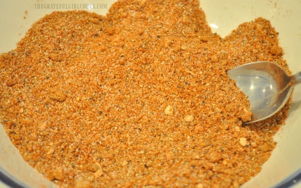 Dry rub spice mix for Traeger roasted chicken.