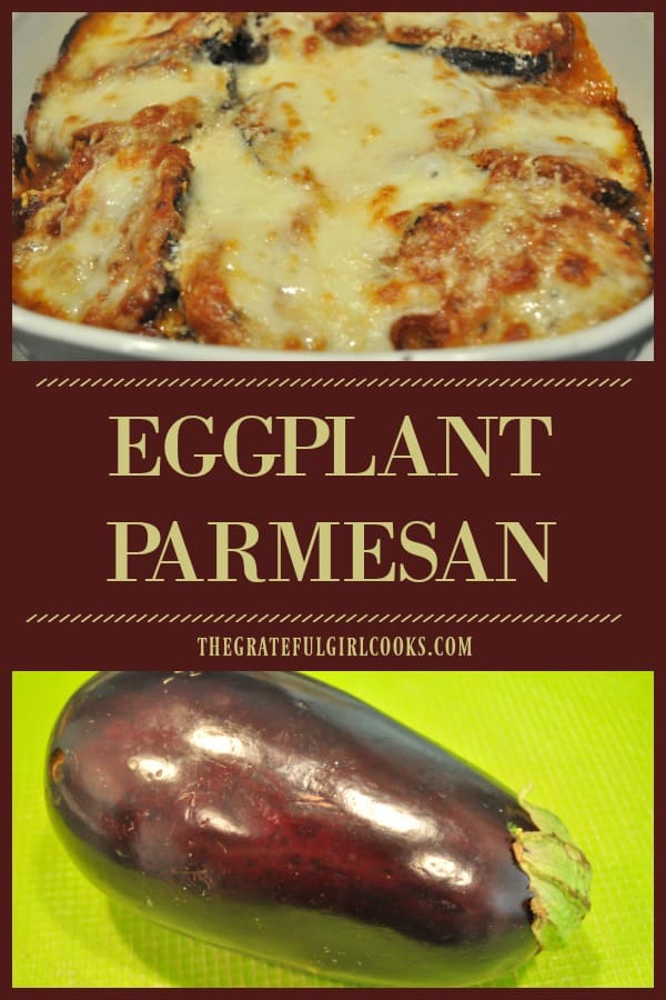 Eggplant Parmesan is a classic Italian meatless dish, with breaded eggplant slices layered and baked with marinara sauce, mozzarella and Parmesan cheeses.