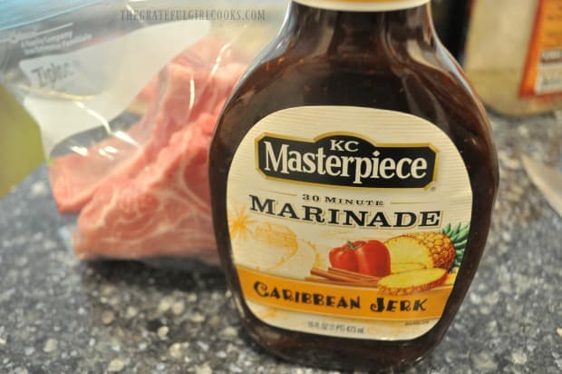 This is the Caribbean-inspired marinade I used for the pork chops.