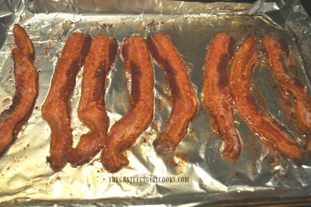 To perfectly cook bacon in an oven is very easy, and is practically "hands free"!