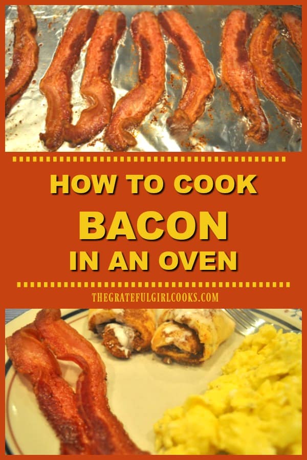 Do you know how to cook bacon in an oven? This method makes it INCREDIBLY EASY to make "practically hands-free", perfect bacon every time!