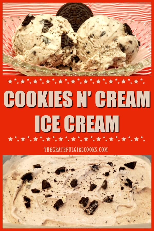 Any time is a great time to make some homemade cookies n' cream ice cream! Grab an ice cream maker and a few simple ingredients, and get ready to EAT!