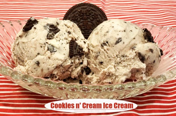 Any time is a great time to make some homemade cookies n' cream ice cream! Grab an ice cream maker and a few simple ingredients, and get ready to EAT!