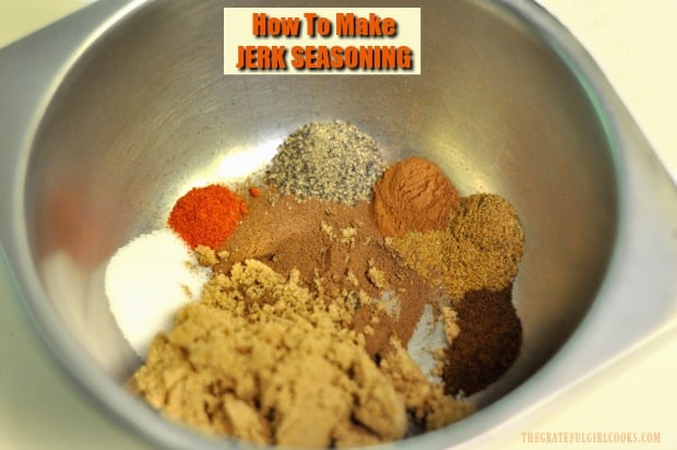 Need jerk seasoning mix to use in a recipe? Save a trip to the store and make this popular spice blend from scratch easily, in under 5 minutes!