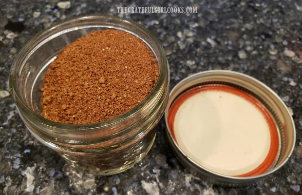 Store the jerk seasoning in an airtight jar or container.