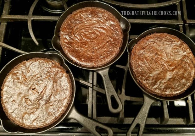 These desserts are done baking, and ready to garnish for serving!