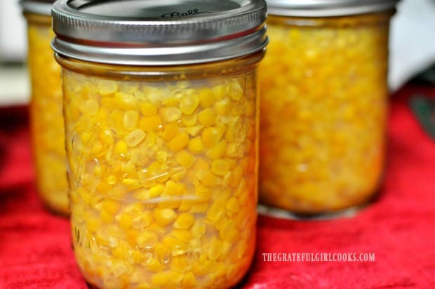 It's fairly easy to learn how to can corn and then process jars in a pressure canner.