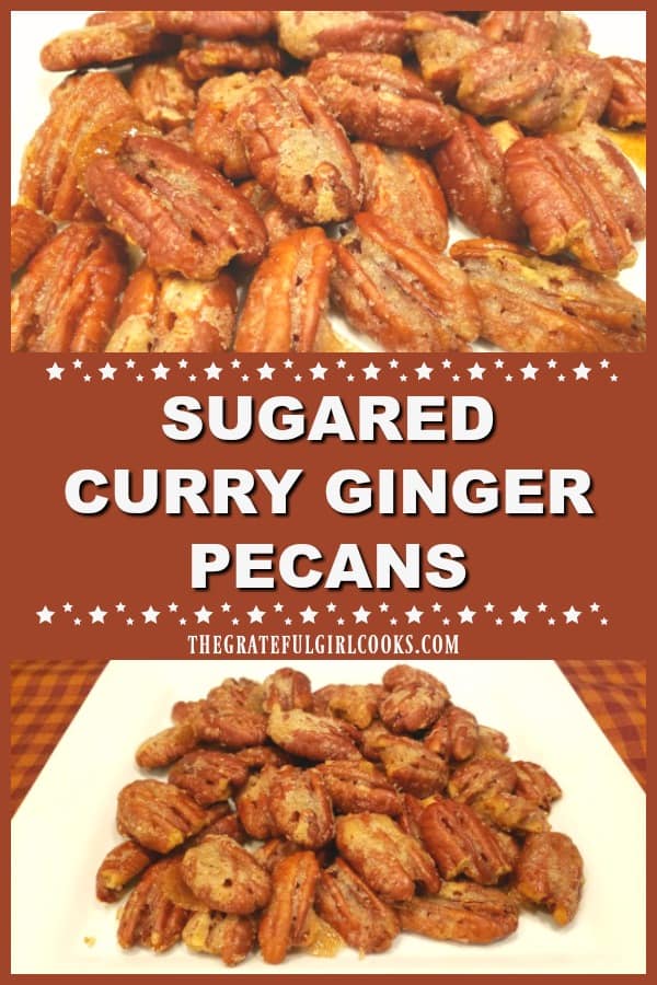 Sugared Curry Ginger Pecans