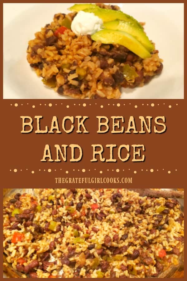 Black Beans and Rice is a scrumptious, budget-friendly, meatless meal for the family! A lot of flavor, fiber, and protein in this easy dish!