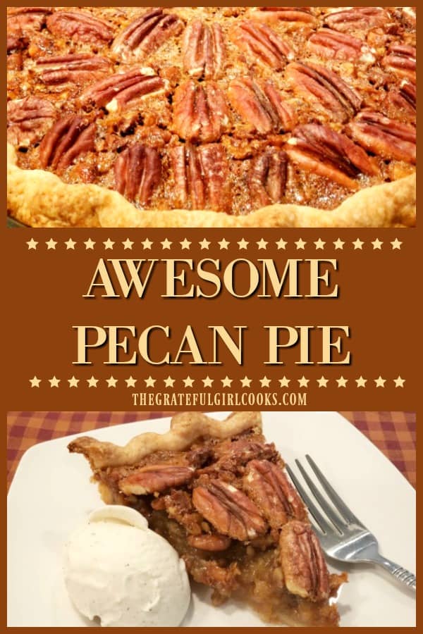 Ready for the holidays? Why not bake an awesome pecan pie from scratch? This pie is absolutely delicious, and it's very simple to make. 