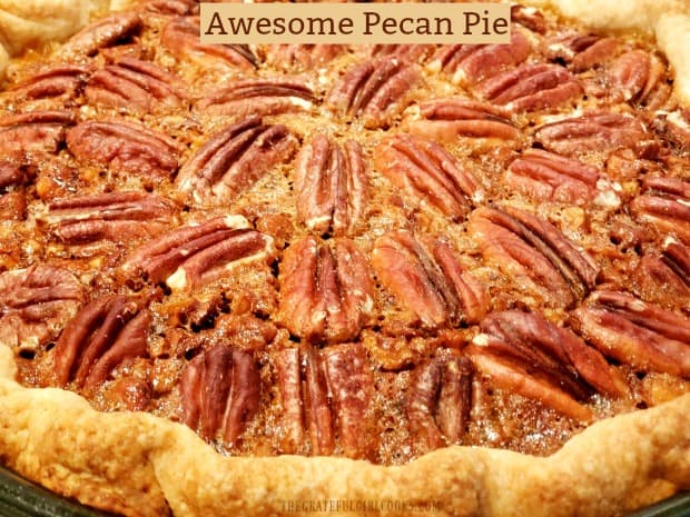 Ready for the holidays? Why not bake an awesome pecan pie from scratch? This pie is absolutely delicious, and it's very simple to make. 